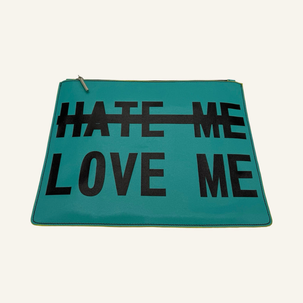 ZARA | Statement Clutch – Hate Me Love Me