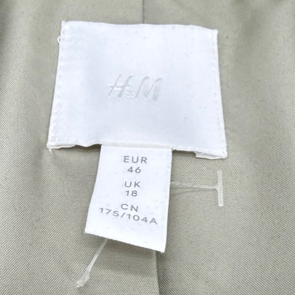 H&M Oversized Blazer – Olive Green | Gr. 46