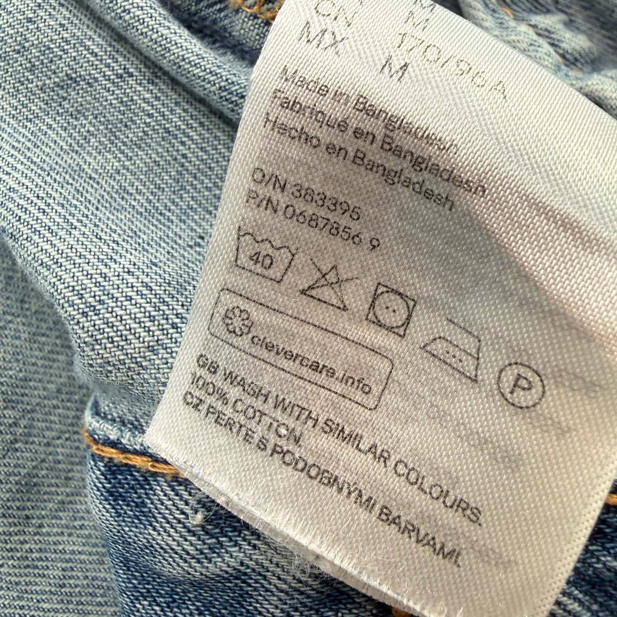 H&M Divided – Oversized Denim Jacket | Vintage Blue