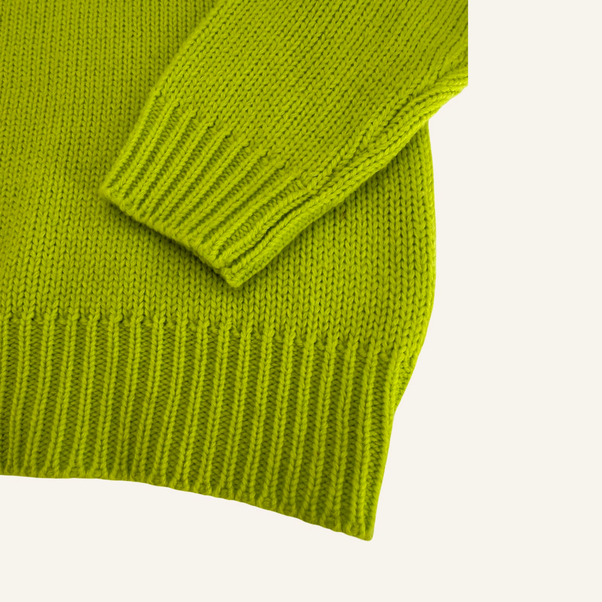 Lime Crush – Chunky Knit Pullover | STAY