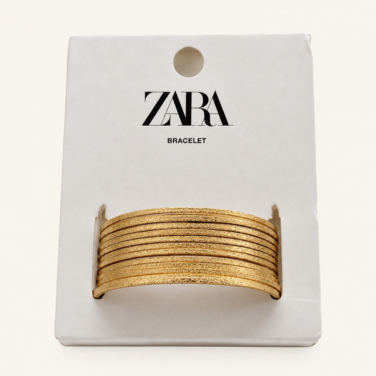 ZARA – Goldene Armreifen im Set | Neu mit Etikett | Größe M