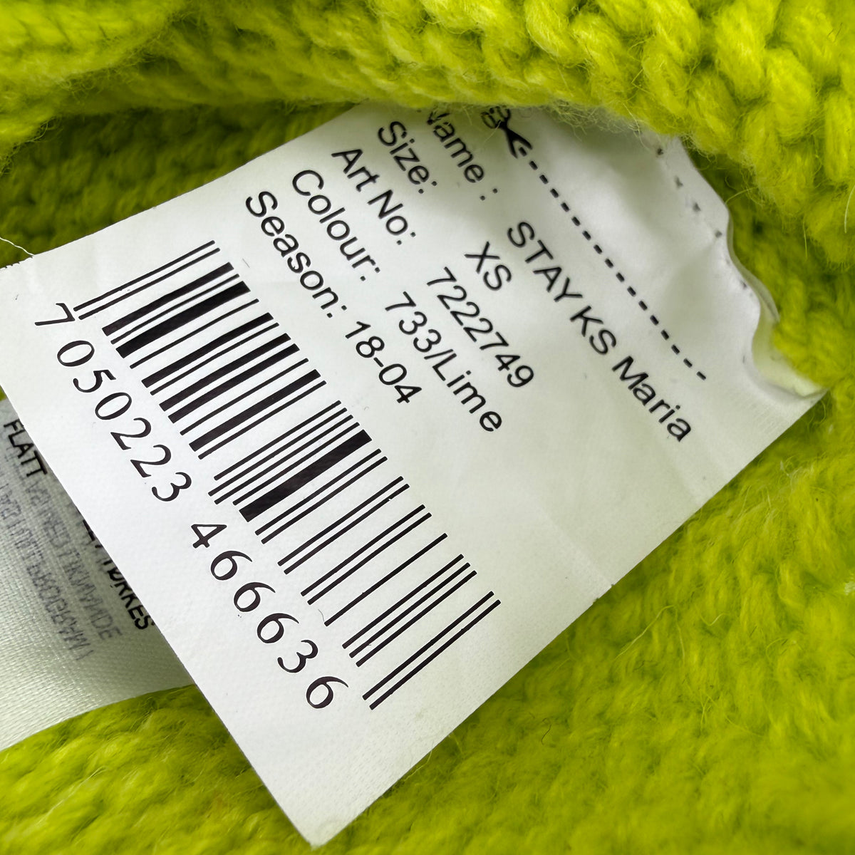 Lime Crush – Chunky Knit Pullover | STAY