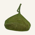THE GREEN SPARKLE – Glitzer-Clutch in Olivgrün