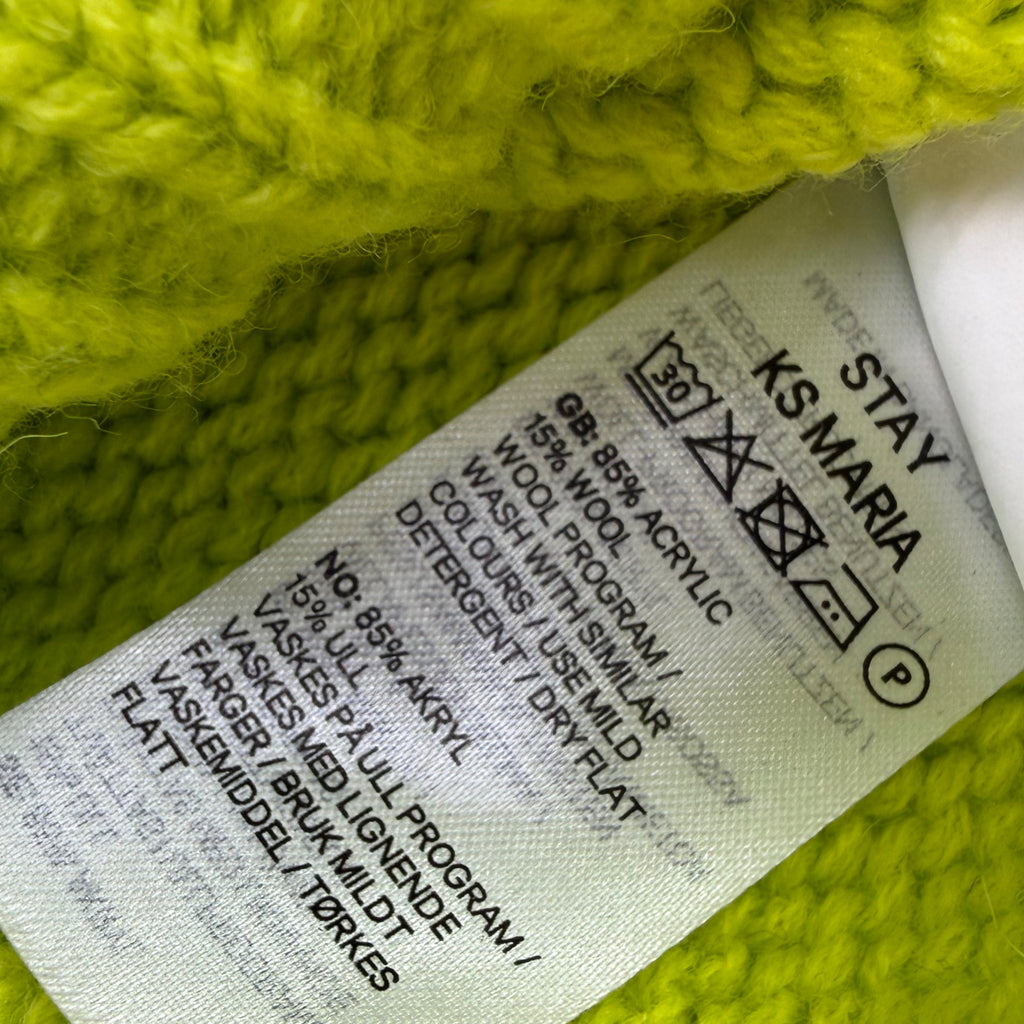 Lime Crush – Chunky Knit Pullover | STAY
