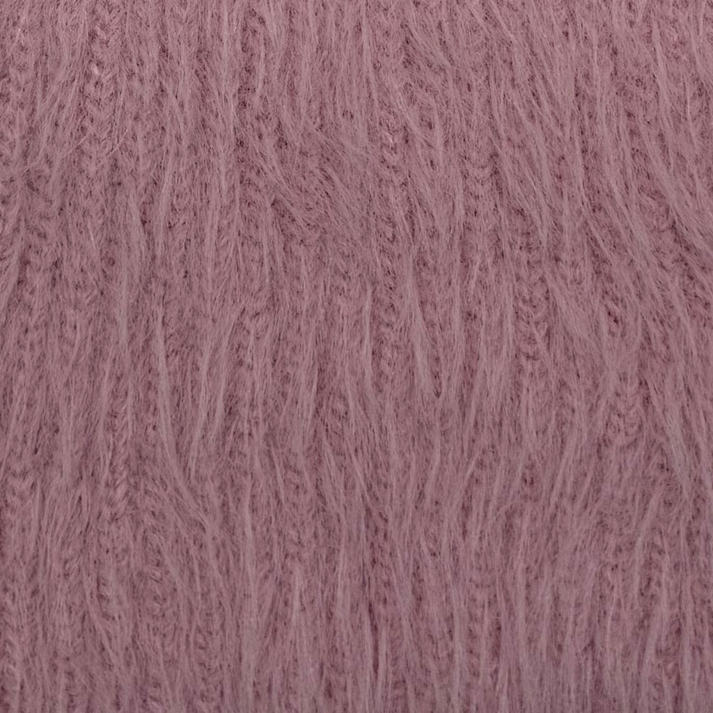 ZARA Fluffy Knit Vest – Dusty Rose | Flauschiger Strickpullunder