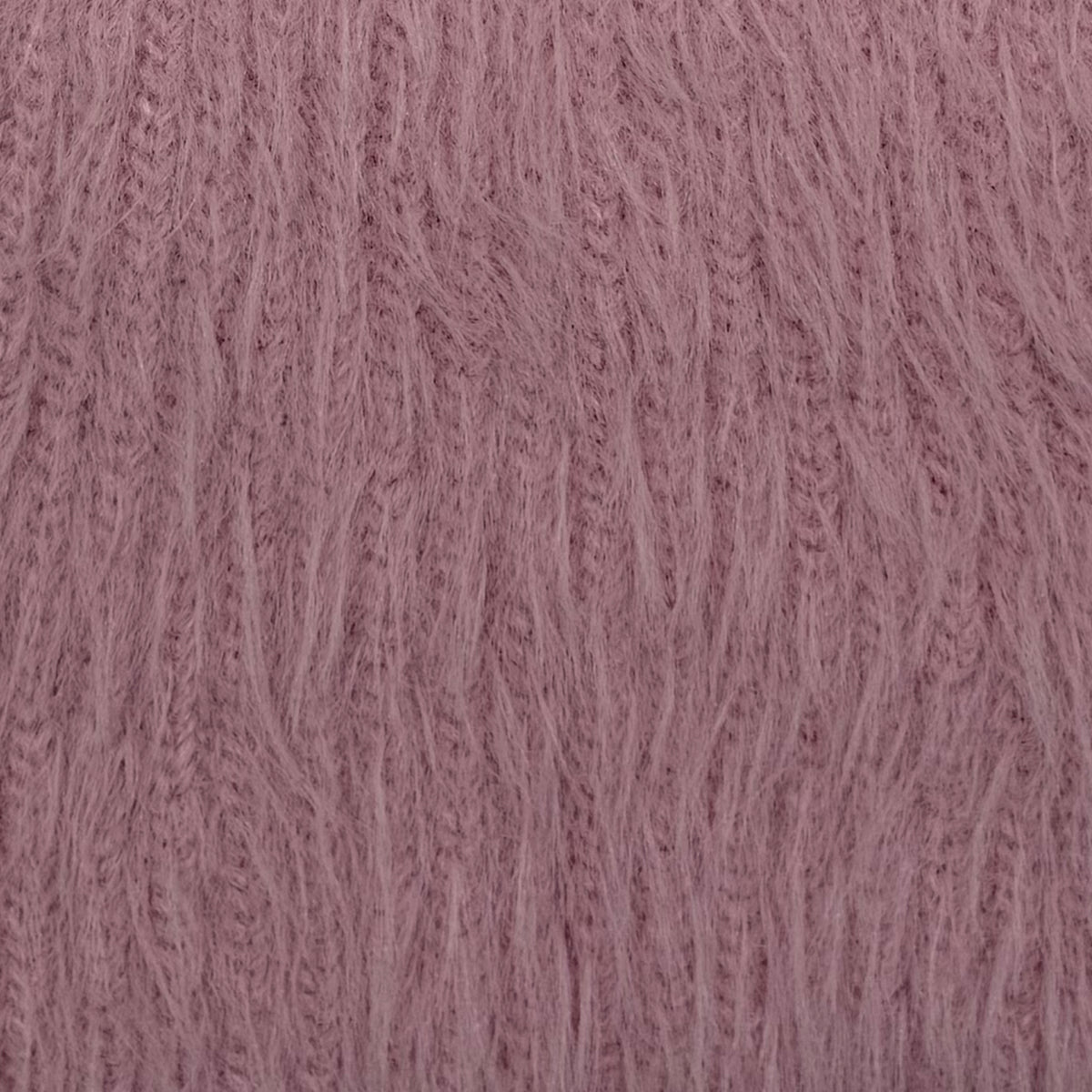 ZARA Fluffy Knit Vest – Dusty Rose | Flauschiger Strickpullunder