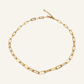 Golden Hour | Goldfarbene Paperclip Chain Necklace