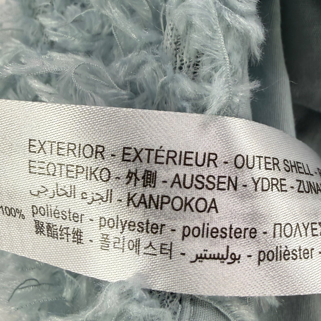 ZARA Fluffy Crop Top – Dusty Blue | Gr. S