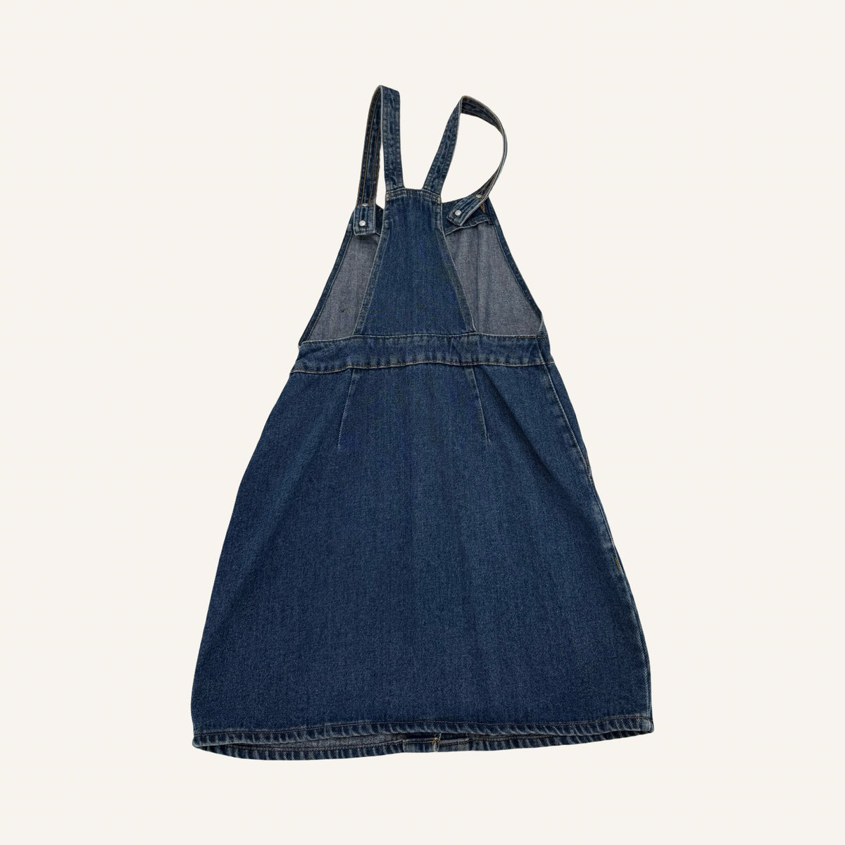 MONKI Denim Latzkleid – Blue Denim | XS