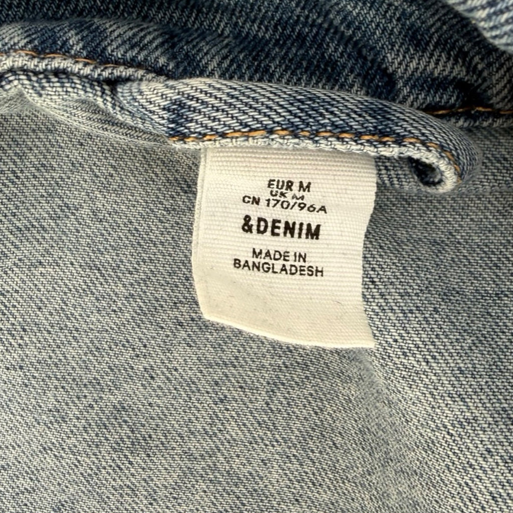 H&M Divided – Oversized Denim Jacket | Vintage Blue
