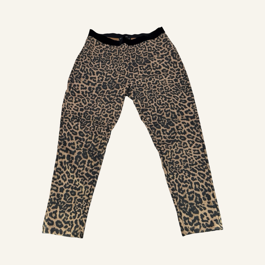 ZARA BASIC | Leo Print Pants – Wild Side Edition | XXL