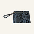 Blue Python – Snake Print Clutch