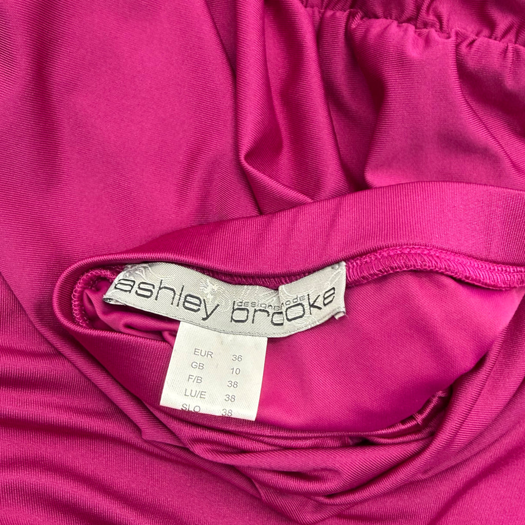 Ashley Brooke – Pink Ruched Midi Skirt | Größe 36