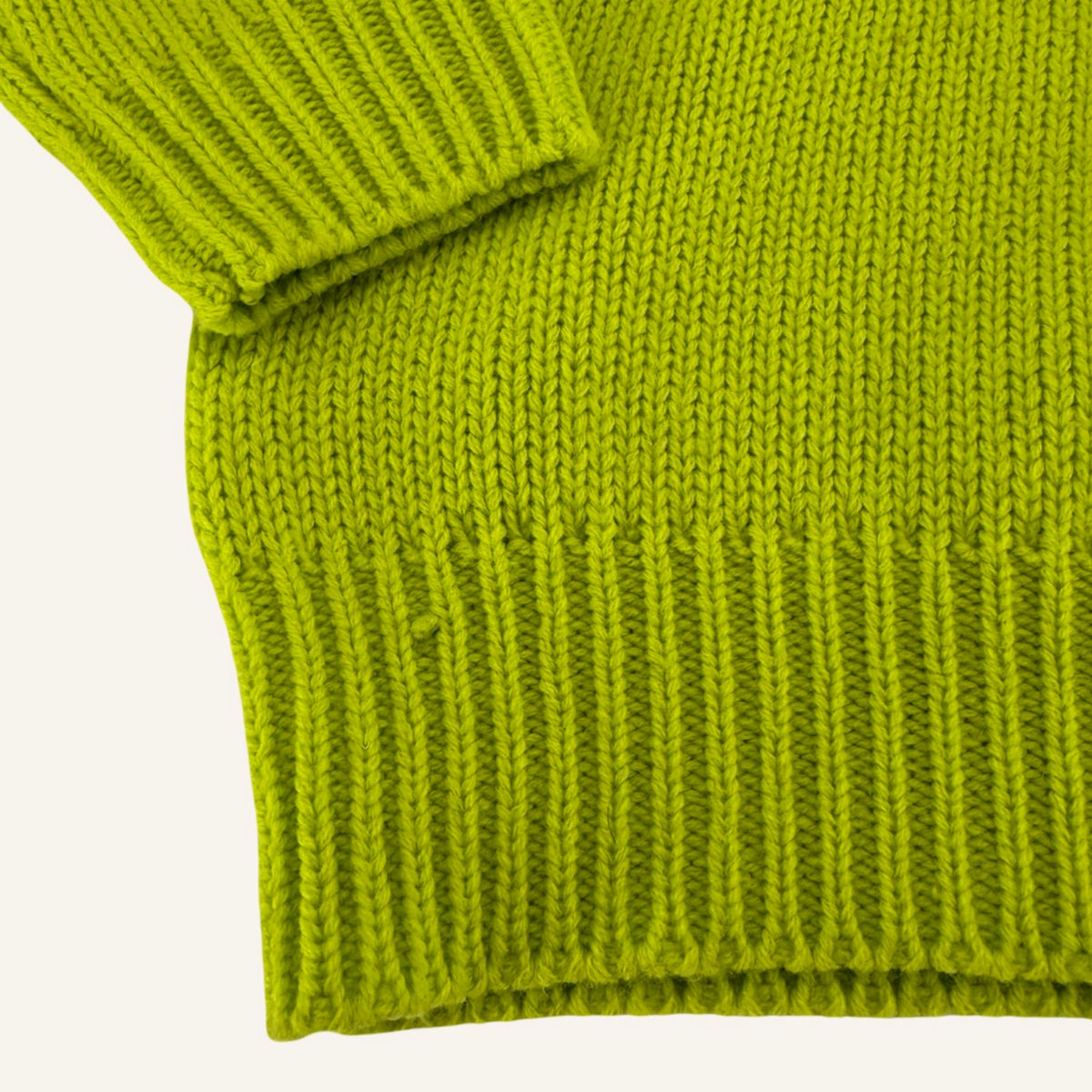 Lime Crush – Chunky Knit Pullover | STAY