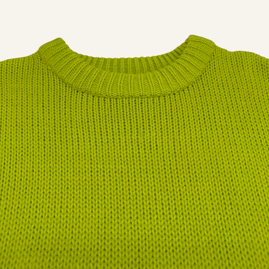 Lime Crush – Chunky Knit Pullover | STAY