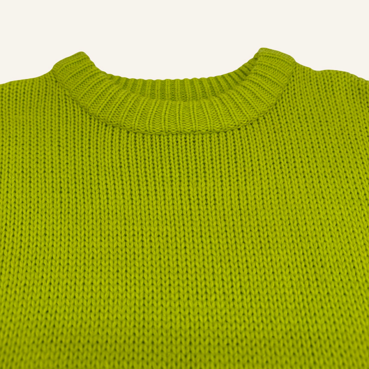 Lime Crush – Chunky Knit Pullover | STAY