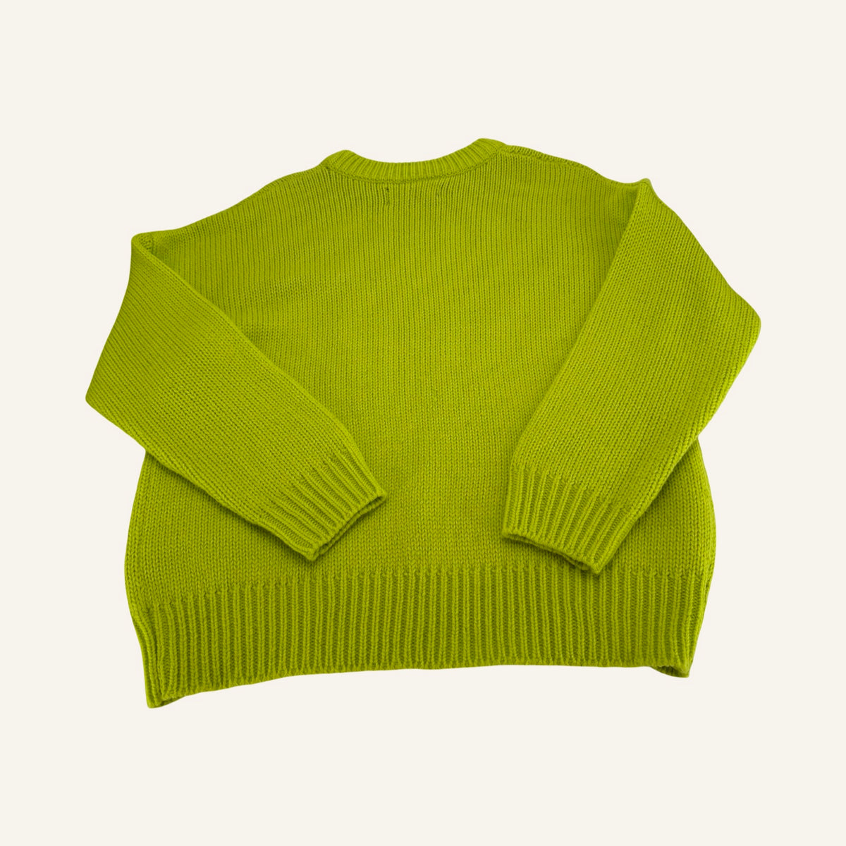 Lime Crush – Chunky Knit Pullover | STAY