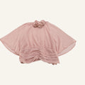 ZARA | Romantic Flower Blouse – Dusty Rose