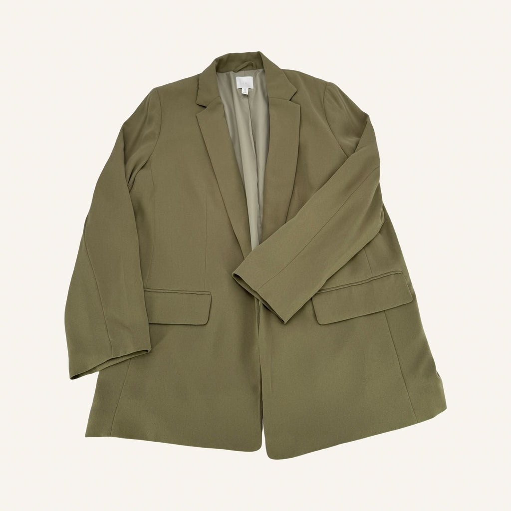 H&M Oversized Blazer – Olive Green | Gr. 46