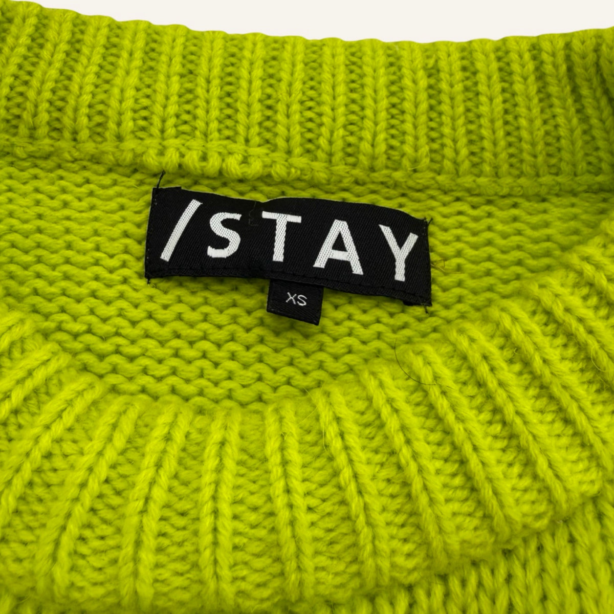 Lime Crush – Chunky Knit Pullover | STAY