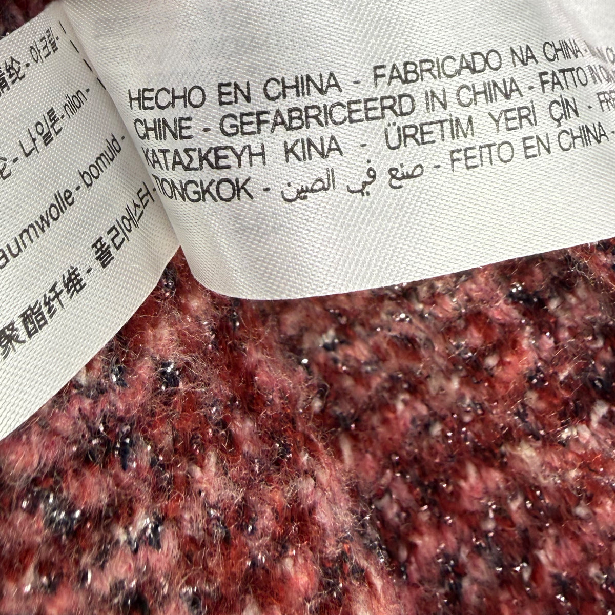 ZARA Checked Tweed Jacket – Rose & Bordeaux